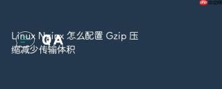 Linux Nginx 怎么配置 Gzip 压缩减少传输体积