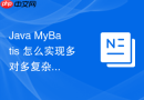 java mybatis 怎么实现多对多复杂关联关系的数据映射