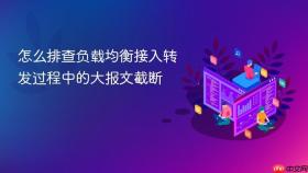 怎么排查负载均衡接入转发过程中的大报文截断