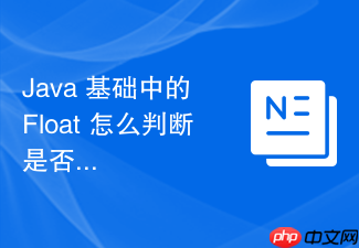 java 基础中的 float 怎么判断是否为合法数值与无穷大