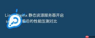 Linux Nginx 静态资源服务器开启 sendfile 前后的性能压测对比