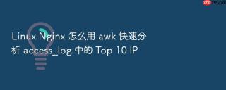 linux nginx 怎么用 awk 快速分析 access_log 中的 top 10 ip