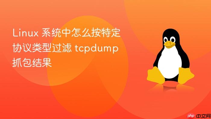 linux 系统中怎么按特定协议类型过滤 tcpdump 抓包结果