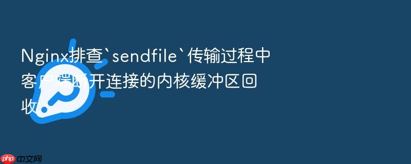 nginx排查`sendfile`传输过程中客户端断开连接的内核缓冲区回收