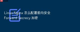linux nginx 怎么配置前向安全 forward secrecy 加密