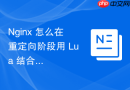 nginx 怎么在重定向阶段用 lua 结合数据库实现短链接重定向