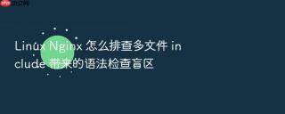 linux nginx 怎么排查多文件 include 带来的语法检查盲区