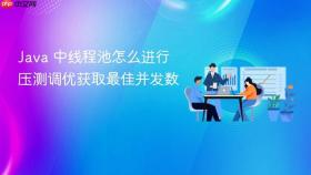 java 中线程池怎么进行压测调优获取最佳并发数