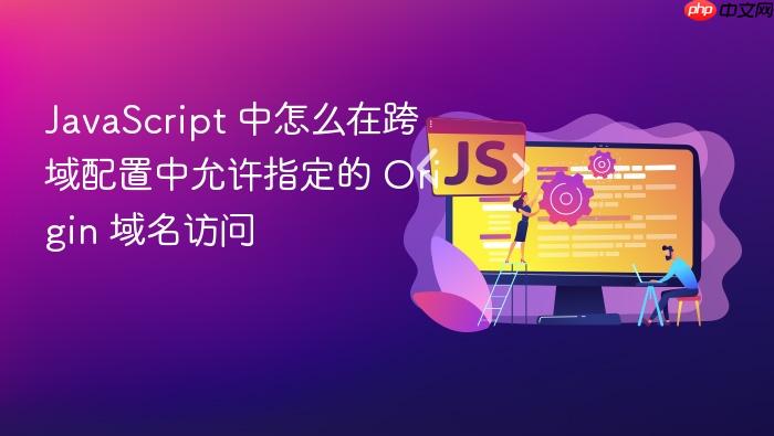 javascript 中怎么在跨域配置中允许指定的 origin 域名访问