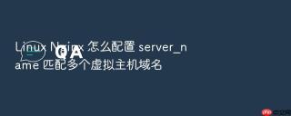 Linux Nginx 怎么配置 server_name 匹配多个虚拟主机域名