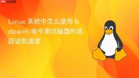linux 系统中怎么使用 hdparm 命令测试磁盘的底层读取速度