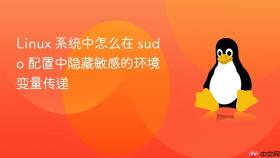 Linux 系统中怎么在 sudo 配置中隐藏敏感的环境变量传递