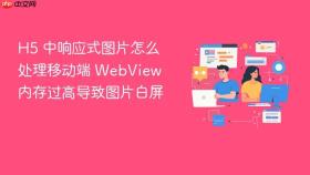 h5 中响应式图片怎么处理移动端 webview 内存过高导致图片白屏