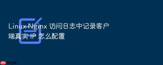 Linux Nginx 访问日志中记录客户端真实 IP 怎么配置