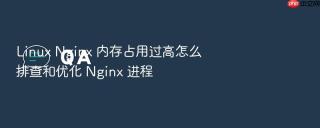 linux nginx 内存占用过高怎么排查和优化 nginx 进程