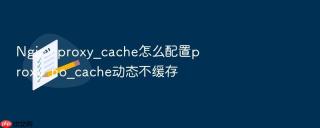 nginx proxy_cache怎么配置proxy_no_cache动态不缓存