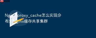 nginx proxy_cache怎么实现分布式nginx缓存共享集群