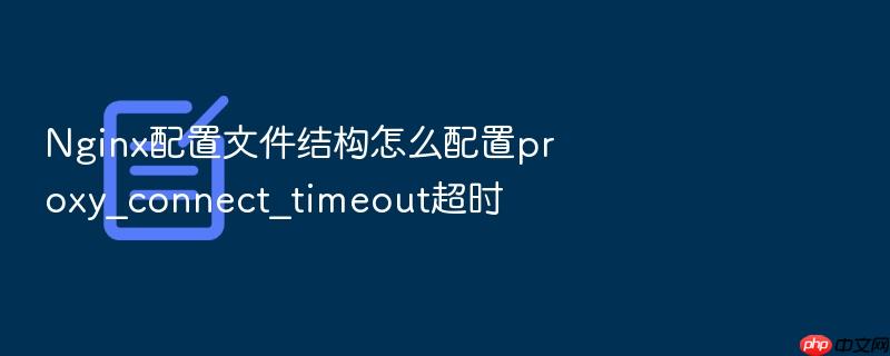 nginx配置文件结构怎么配置proxy_connect_timeout超时