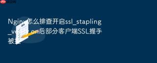 nginx怎么排查开启ssl_stapling_verify on后部分客户端ssl握手被拒