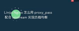linux nginx 怎么用 proxy_pass 配合 upstream 实现负载均衡