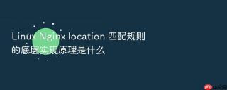 Linux Nginx location 匹配规则的底层实现原理是什么