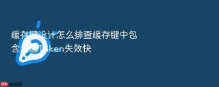 缓存键设计怎么排查缓存键中包含动态token失效快