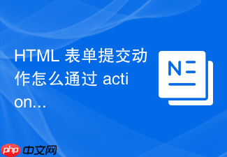 html 表单提交动作怎么通过 action 属性指向后端