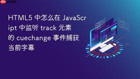 html5 中怎么在 javascript 中监听 track 元素的 cuechange 事件捕获当前字幕