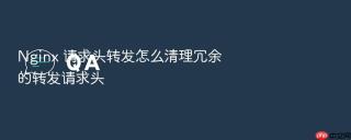 nginx 请求头转发怎么清理冗余的转发请求头
