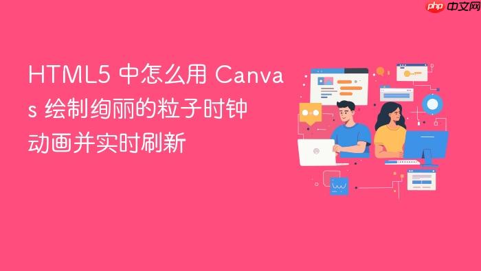 html5 中怎么用 canvas 绘制绚丽的粒子时钟动画并实时刷新