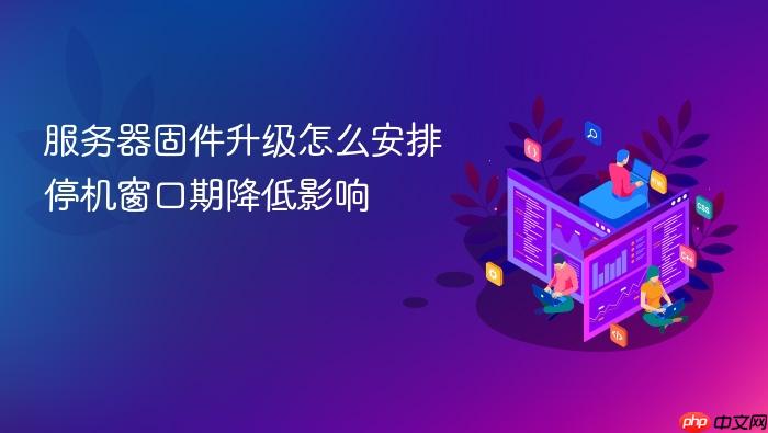 服务器固件升级怎么安排停机窗口期降低影响