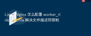Linux Nginx 怎么配置 worker_rlimit_nofile 解决文件描述符限制