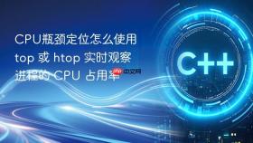 CPU瓶颈定位怎么使用 top 或 htop 实时观察进程的 CPU 占用率