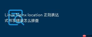 Linux Nginx location 正则表达式书写错误怎么排查