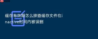 缓存有效期怎么排查缓存文件在inactive时间内被误删