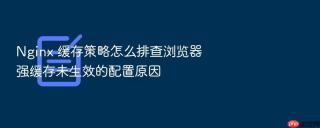 nginx 缓存策略怎么排查浏览器强缓存未生效的配置原因