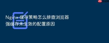 Nginx 缓存策略怎么排查浏览器强缓存未生效的配置原因