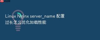 Linux Nginx server_name 配置过长怎么优化加载性能