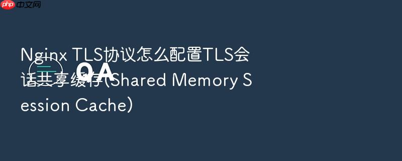 nginx tls协议怎么配置tls会话共享缓存(shared memory session cache)