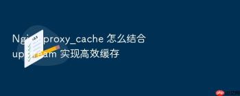 Nginx proxy_cache 怎么结合 upstream 实现高效缓存