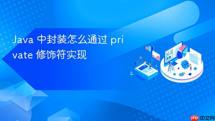 java 中封装怎么通过 private 修饰符实现