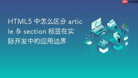 html5 中怎么区分 article 与 section 标签在实际开发中的应用边界