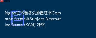 Nginx证书链怎么排查证书Common Name与Subject Alternative Name (SAN) 冲突