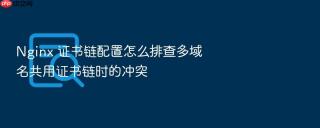 nginx 证书链配置怎么排查多域名共用证书链时的冲突