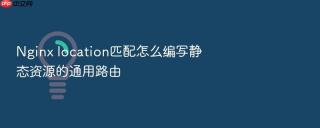 nginx location匹配怎么编写静态资源的通用路由