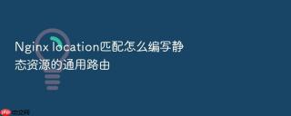 Nginx location匹配怎么编写静态资源的通用路由