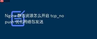 nginx 静态资源怎么开启 tcp_nopush 优化网络包发送