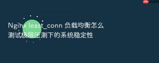 nginx least_conn 负载均衡怎么测试极限压测下的系统稳定性