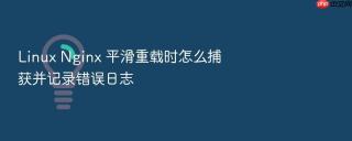 linux nginx 平滑重载时怎么捕获并记录错误日志