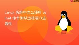 linux 系统中怎么使用 telnet 命令测试远程端口连通性